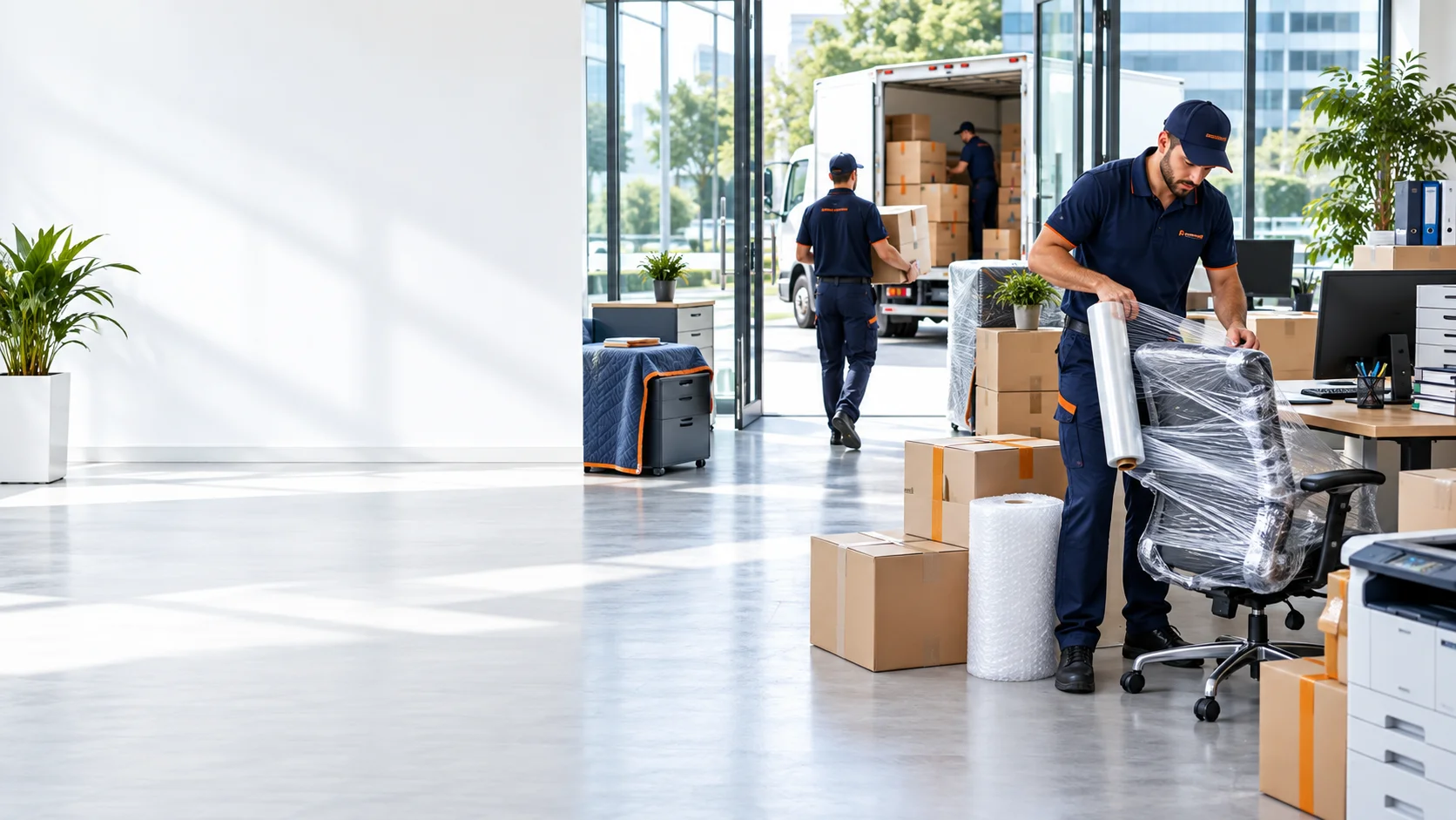 Professional office relocation and packing service